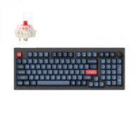 Klaviatūra Keychron V5 Max (Carbon Black) - Gateron Jupiter Red